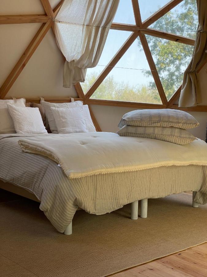 Dome Insolite Lichen Jacuzzi Et Petits-Dejeuners Inclus Gondrin المظهر الخارجي الصورة