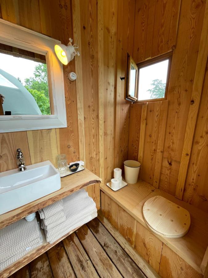 Dome Insolite Lichen Jacuzzi Et Petits-Dejeuners Inclus Gondrin المظهر الخارجي الصورة
